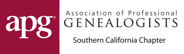 Association of Professional Genealogists - Southern California Chapter